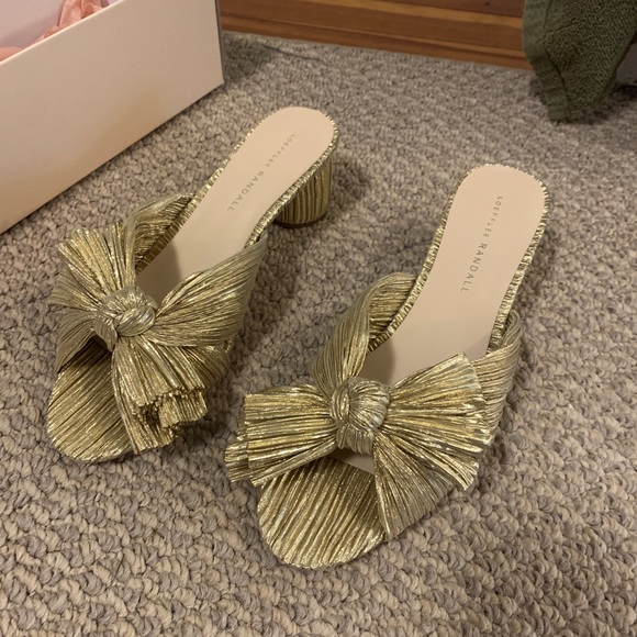 Loeffler Randall Shoes - Loeffler Randall Emilia Mule Gold